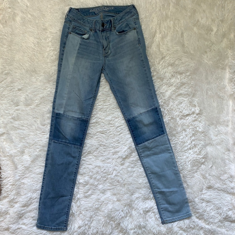 Patch work Skinny Jean